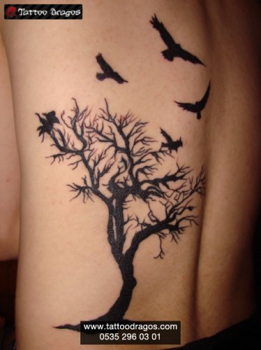 Ağaç Kargalar Tattoo