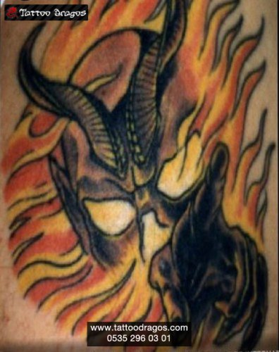 Alev Şeytan Tattoo