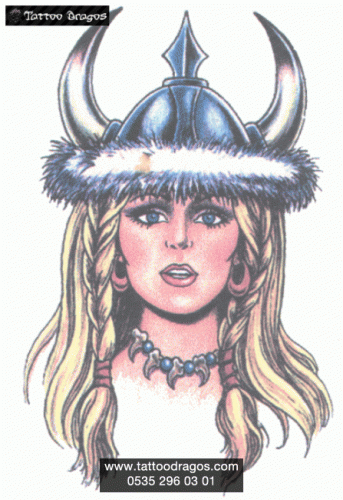 Kadın Viking Kafası