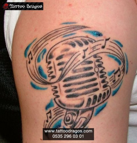 Mikrofon Tattoo