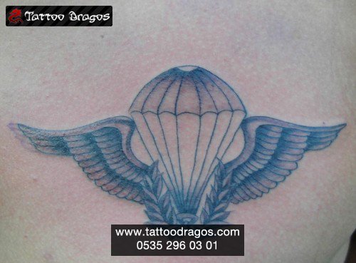 Paraşüt Kanat Tattoo