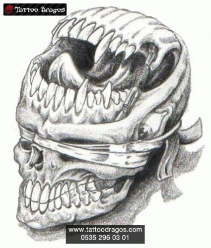 Skull Kuru Kafa