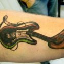 Gitar Şapka Tattoo