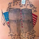 İkiz Kuleler Amerika Tattoo