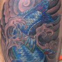 Koi Japon Balığı Tattoo