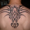 Tribal Dragon Tattoo