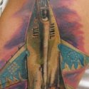 Uçak Jet Tattoo